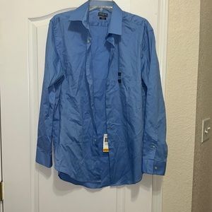 MENS LARGE SLIM FIT BUTTON DOWN SHIRT